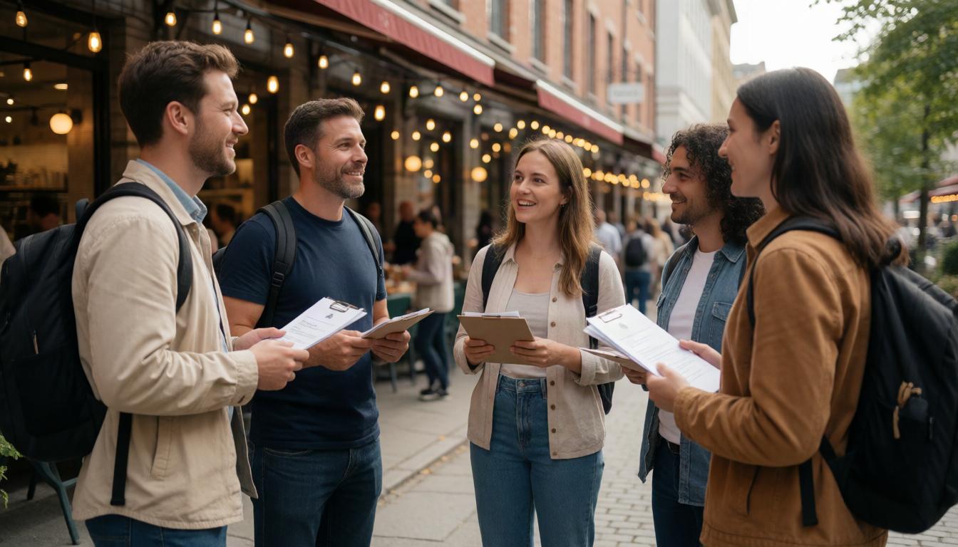 A social small-group walk